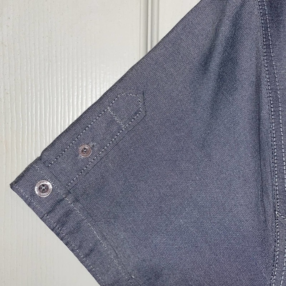 TRUTH.SUBSTANCE | Mens' short-sleeved button down shirt in grey Size Large - Picture 2 of 12